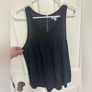 Black Sleeveless Top